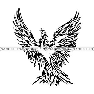 Phoenix #4 Svg, Phoenix Svg, Phoenix Cut Dateien, Phoenix Dateien für Cricut, Phoenix Clipart, Png, Dxf