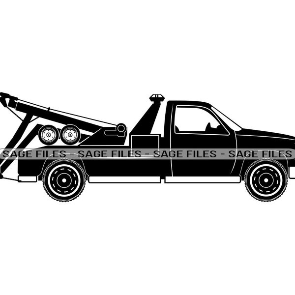 Tow Truck Svg - Etsy