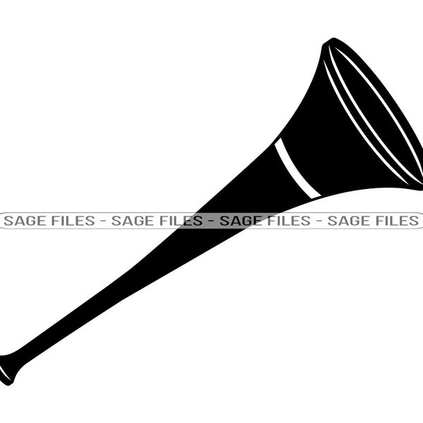 Vuvuzela SVG, Stadium Horn Svg, Vuvuzela Clipart, Vuvuzela Files for Cricut, Vuvuzela Cut Files For Silhouette, Png, Dxf