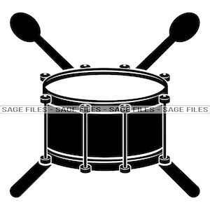 Drum Logo SVG, Snare Drum Svg, Drum Clipart, Drum Files for Cricut, Drum Cut Files For Silhouette, Drum Png, Drum Dxf,