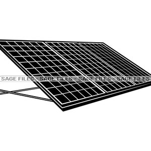 zonnepaneel SVG, zonne-energie Svg, hernieuwbare energie Svg, zonnepaneel clipart, bestanden voor Cricut, cut bestanden voor silhouet, png, dxf