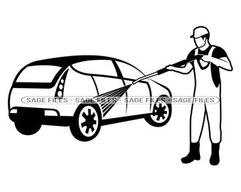 Car Wash SVG, Car Wash Clipart, Car Wash Files for Cricut, Car Wash Cut Files For Silhouette, Car Wash Png, Car Wash Dxf,