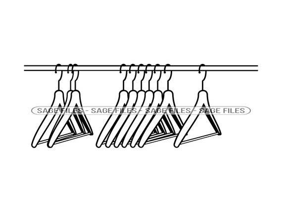 25 Cintres Noirs Gain De Place - Avec Barre Pantalon | Pour Placard Et Armoire