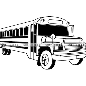 School Bus #9 SVG, School Bus SVG, School Bus Clipart, School Bus Files for Cricut, School Bus Cut Files For Silhouette, Png, Dxf