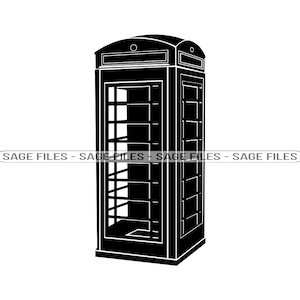 London Phone Booth SVG, Phone Booth Svg, Phone Booth Clipart, Phone Booth Files for Cricut, Cut Files For Silhouette, Png, Dxf