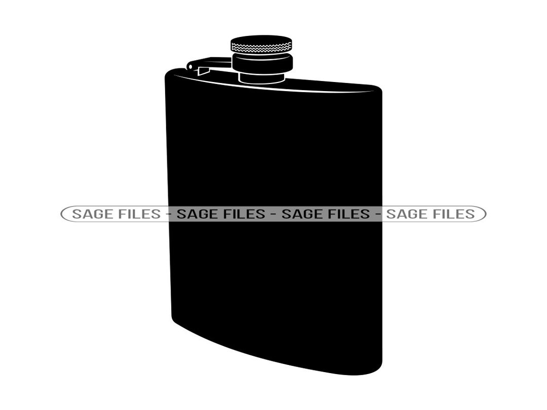 Liquor Flask SVG, Alcohol Flask Svg, Liquor Flask Clipart, Liquor Flask Files for Cricut, Cut
