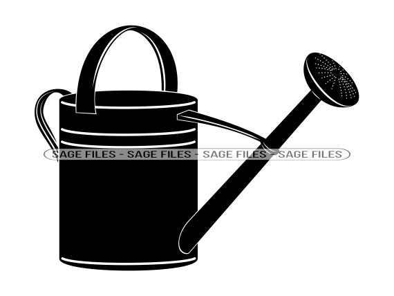 Watering Can SVG Gardening SVG Watering Can Clipart - Etsy