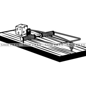 Mouse Trap SVG, Mouse Svg, Mouse Trap Clipart, Mouse Trap Files for Cricut, Mouse Trap Cut Files For Silhouette, Png, Dxf