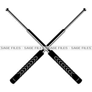Expandable Baton Logo SVG, Sentry Telescopic Baton SVG, Police Svg, Clipart, Files for Cricut, Cut Files For Silhouette, Png, Dxf