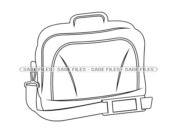 Handbag SVG Purse SVG, Womens Bag Cricut, Handbag Silhouette, Shopping Cut  File, Purses Eps, Black and White Outline, Vector Template DXF - Etsy
