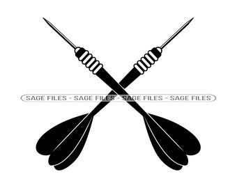 Darts Logo #10 SVG, Darts Svg, Dart Svg, Darts Clipart, Darts Files for Cricut, Darts Cut Files For Silhouette, Png, Dxf