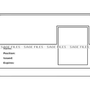 Id Card Outline Svg, Id Card Svg, ID Svg, Führerschein Svg, Lizenz Svg, Clipart, Dateien für Cricut, Cut Files für Silhouette, Png, Dxf