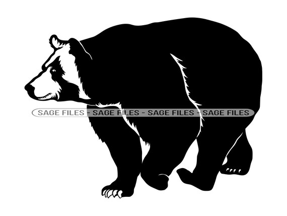 Brown Bear SVG Bear Svg Brown Bear Clipart Brown Bear Files - Etsy