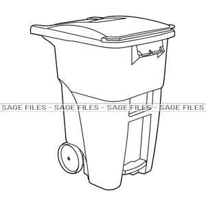 Big Trash Can Vector SVG Icon - SVG Repo