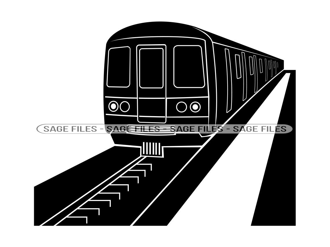 Subway Train SVG Metro Svg Subway Train Clipart Subway - Etsy Australia