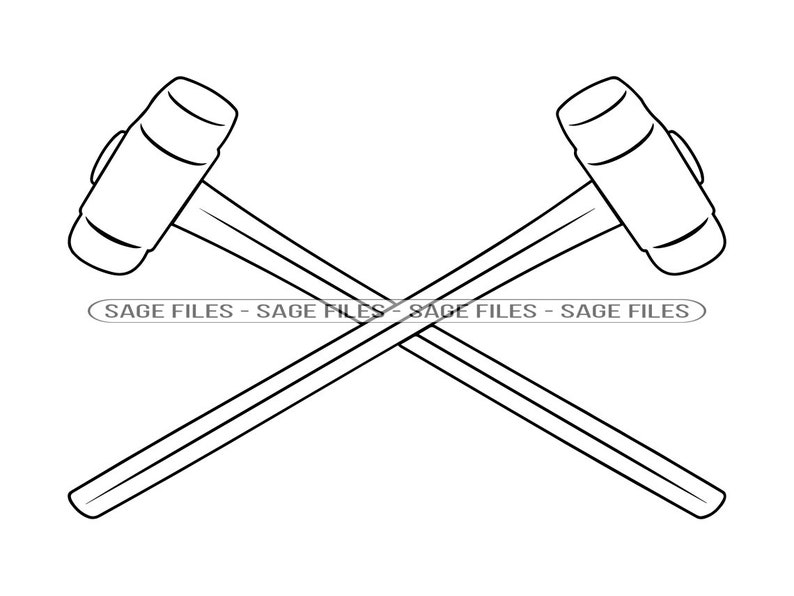 Sledgehammer Logo Outline SVG Sledgehammer SVG Hammer Svg Etsy.de