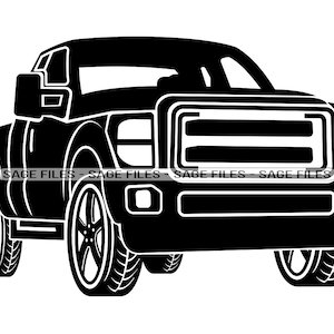 Pickup Truck SVG, Pickup Truck Clipart, Pickup Truck Files for Cricut, Pickup Truck Cut Files For Silhouette, Pickup Truck Png, Dxf,