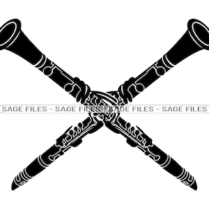 Clarinet Logo SVG, Clarinet Svg, Clarinet Clipart, Clarinet Files for Cricut, Clarinet Cut Files For Silhouette, Png, Dxf