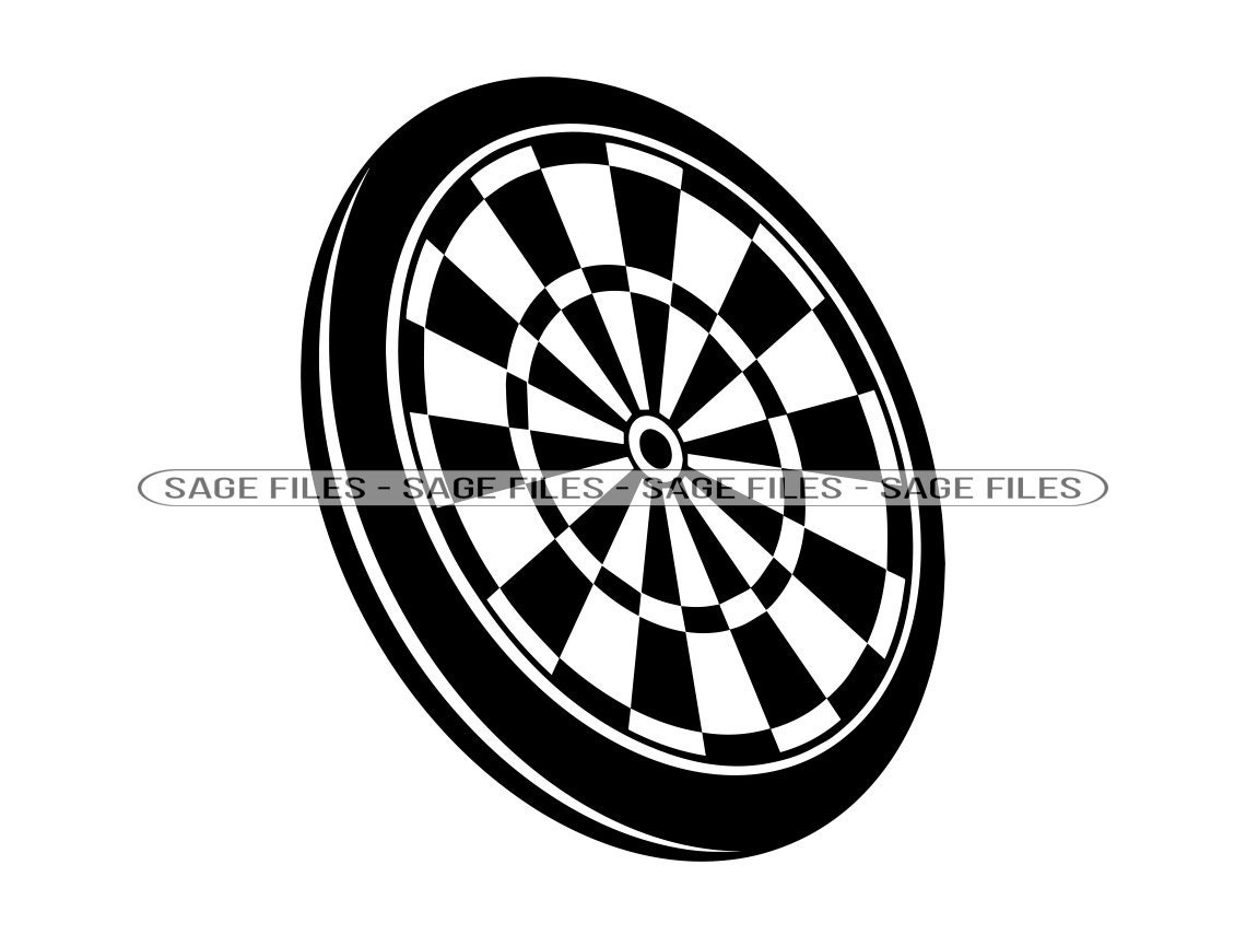 Dartboard 4 SVG Dartboard SVG Dart Board SVG Dartboard Etsy