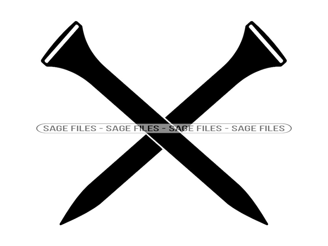 Nail Logo SVG, Nail SVG, Carpenter Svg, Builder Svg, Nail Clipart, Nail Files for Cricut, Nail