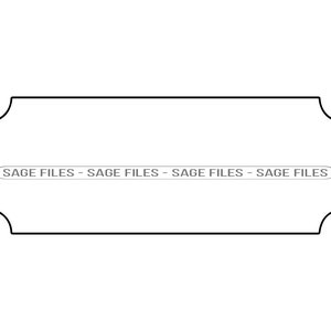 Plaque Outline SVG, Plaque SVG, Banner Svg, Plaque Clipart, Plaque Files voor Cricut, Plaque Cut Files Voor Silhouette, Png, Dxf