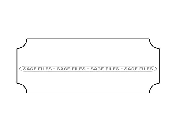 Plaque Outline SVG Plaque SVG Banner Svg Plaque Clipart - Etsy