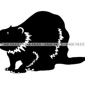 Beaver #5 SVG, Beaver SVG, Beaver PNG, Beaver Design, Beaver Clipart, Beaver Cut Files, Png, Dxf