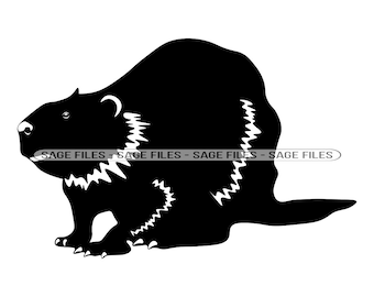 Beaver #5 SVG, Beaver SVG, Beaver PNG, Beaver Design, Beaver Clipart, Beaver Cut Files, Png, Dxf