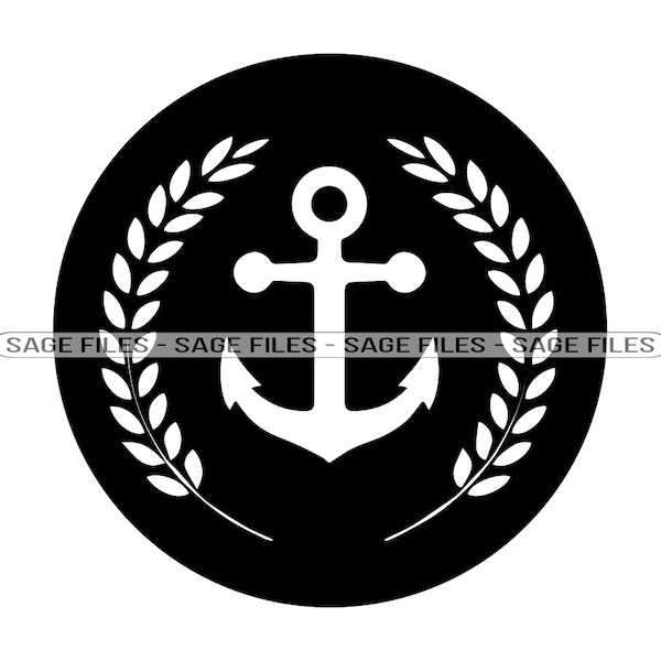 Captain Logo #2 Svg, Sailor Logo Svg, Navy Logo, Captain Clipart, Captain Files for Cricut, Captain Cut Files For Silhouette, Png, Dxf