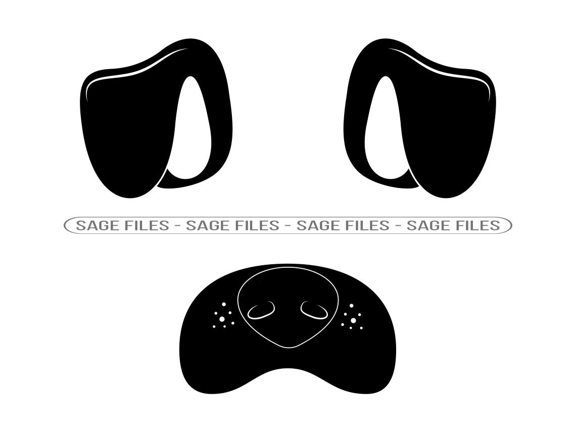 Dog Nose Ears SVG Dog Ears Svg Dog Nose Svg Dog Svg Dog Etsy Canada