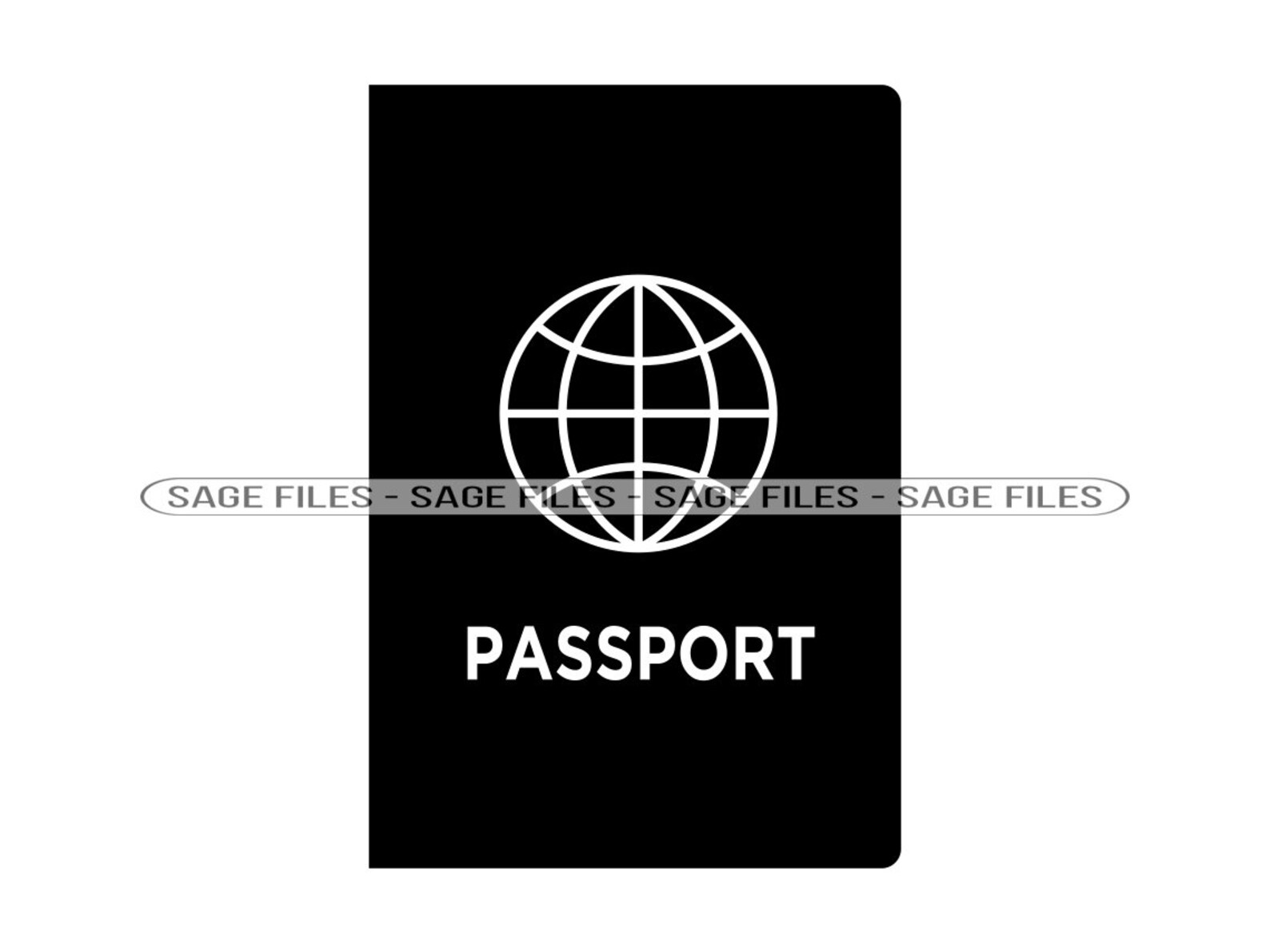 Passport SVG Travel Svg Vacation Svg Passport Clipart Etsy