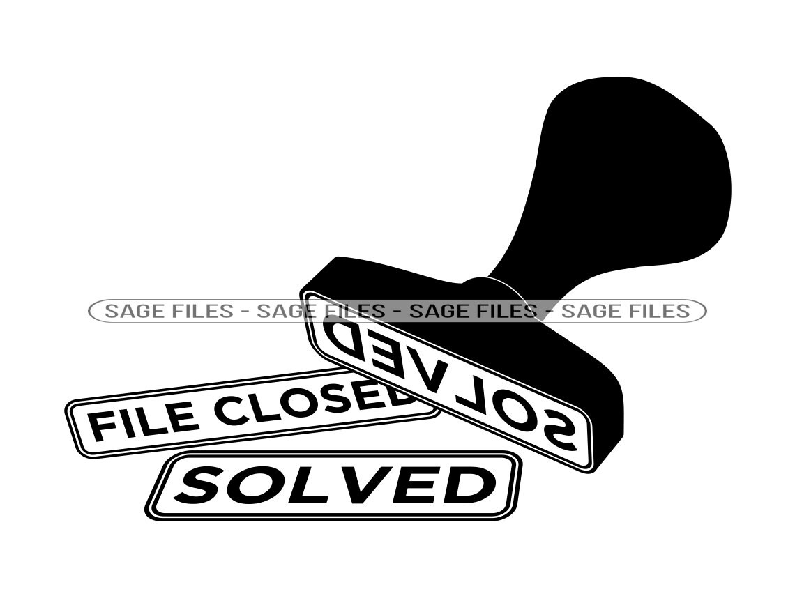 Case Solved SVG, Investigation Svg, Mystery Svg, Detective Svg, Crime ...