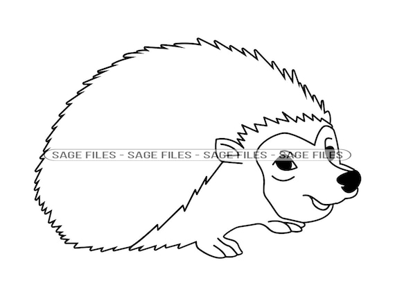 Igel Umriss 2 SVG Igel SVG Igel Clipart Igel Dateien für - Etsy Schweiz