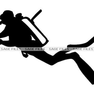 Scuba Diving #7 SVG, Scuba Diving Svg, Scuba Diver Svg, Scuba Diving Clipart, Files for Cricut, Cut Files For Silhouette, Png, Dxf