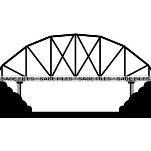 Bridge #5 SVG, Bridge SVG, Bridge Clipart, Bridge Files for Cricut, Bridge Cut Files For Silhouette, Png, Dxf