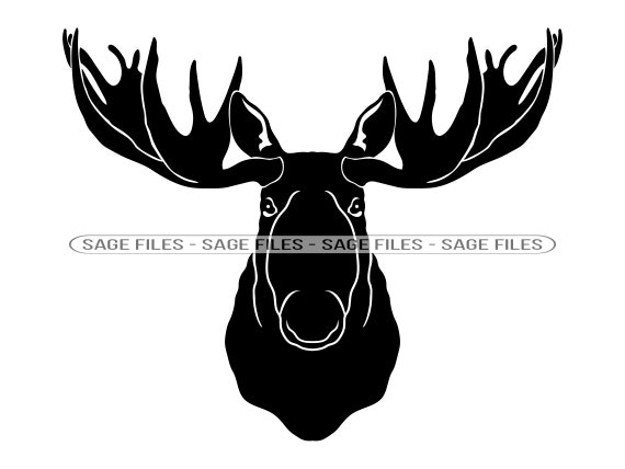 Moose Head Clip Art