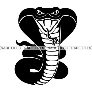 Cobra # 5 SVG, Cobra SVG, Snake Svg, Cobra Clipart, Cobra Files voor Cricut, Cobra Cut Files voor Silhouette, Png, Dxf,