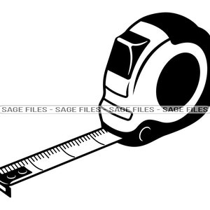 Measuring Tape SVG, Tape Measure Svg, Contractor Svg, Measuring Tape Clipart, Files for Cricut, Cut Files For Silhouette, Png, Dxf,