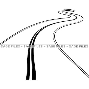 Road #3 SVG, Road SVG, Highway Svg, Road Clipart, Road Files for Cricut, Road Cut Files For Silhouette, Png, Dxf