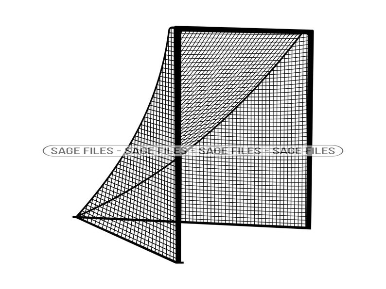 Lacrosse Goal SVG Lacrosse Svg Lacrosse Clipart Lacrosse Etsy