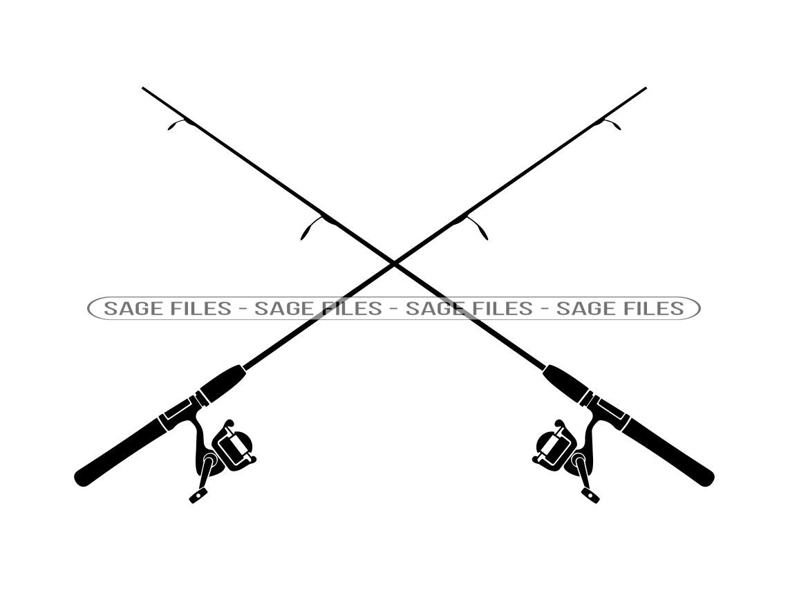 Fishing Rod Logo 3 SVG Fishing Rod Svg Fishing Svg Fishing Etsy
