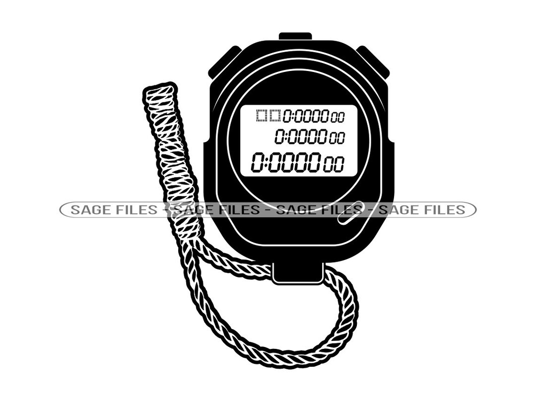 Digital Stopwatch Svg, Timer Svg, Stopwatch Clipart, Stopwatch Files