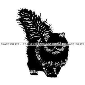Perzische Kat SVG, Kat Svg, Perzische Kat Clipart, Perzische Kat Bestanden voor Cricut, Perzische Kat Gesneden Bestanden Voor Silhouet, Png, Dxf
