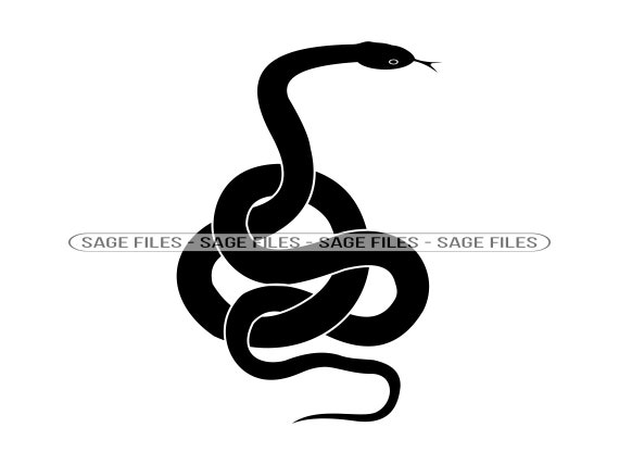 Coiled Snake 2 SVG Snake Logo SVG Snake SVG Snake Clipart - Etsy