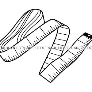 Tape Measure #2 Svg, Measuring Tape, Sewing, Tailor, Ruler, Weight Loss Svg, Clipart, Files for Cricut Cut Files For Silhouette, Png, Dxf