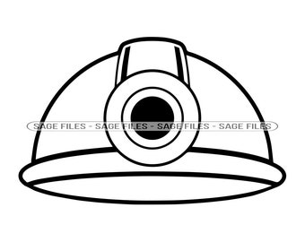 Mining Hard Hat 3 SVG Mining Hat SVG Miners Hat SVG Mining - Etsy