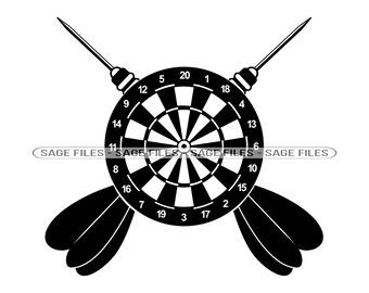 Darts Logo #11 SVG, Darts Svg, Dart Svg, Darts Clipart, Darts Files for Cricut, Darts Cut Files For Silhouette, Darts Png, Dxf,