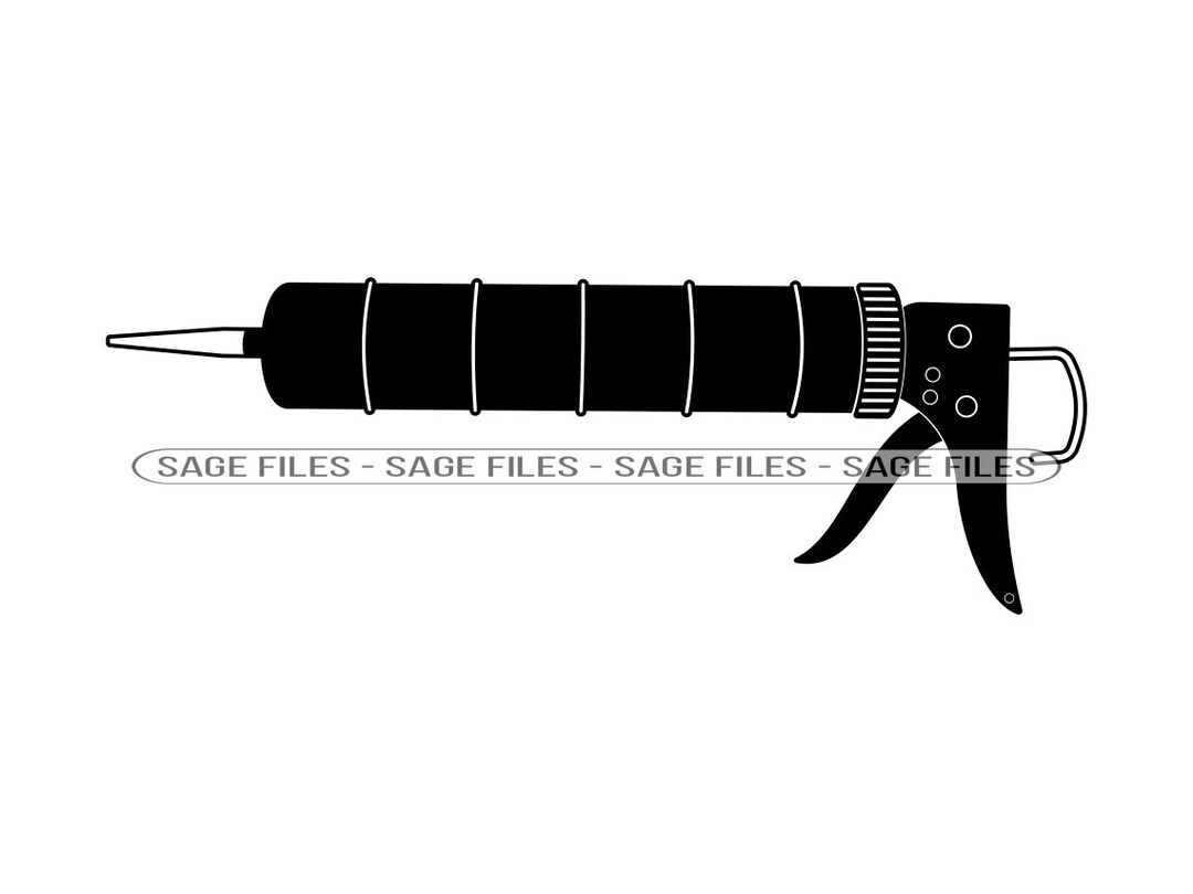Caulk Gun SVG Sealant SVG Contractor Svg Caulk Gun Clipart Etsy Canada