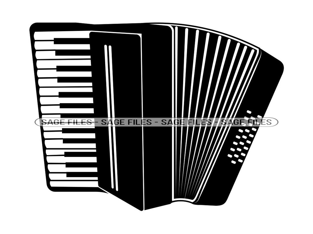 Accordion 2 SVG, Accordion SVG, Accordion Clipart, Accordion Files for