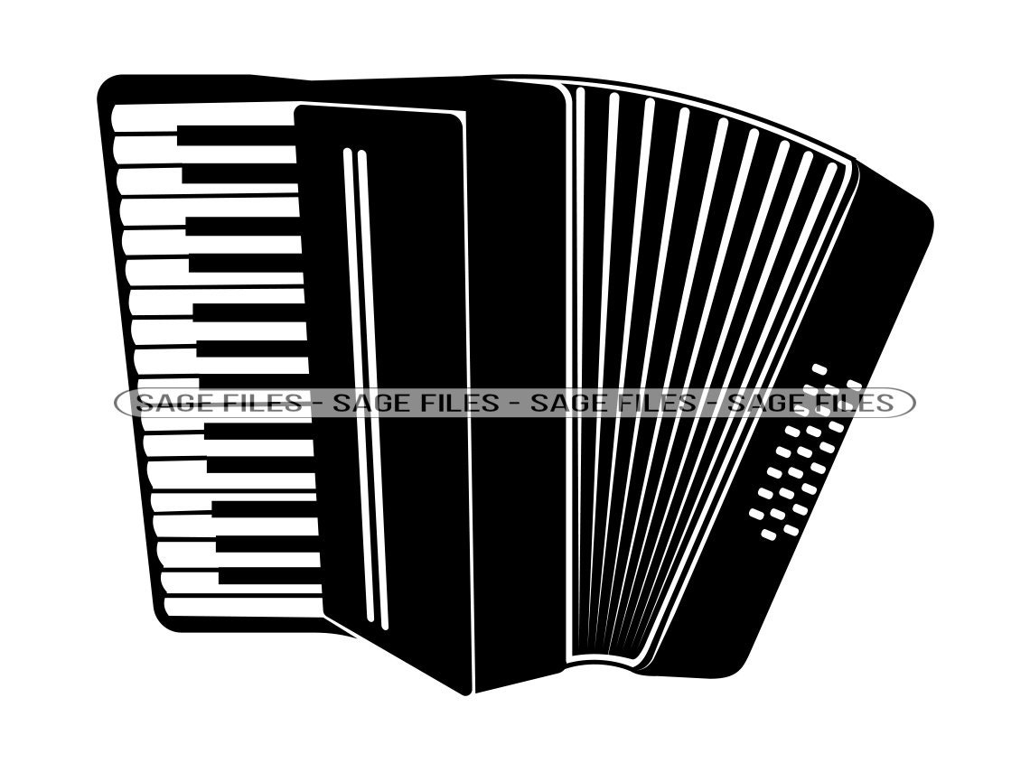 Accordion 2 SVG Accordion SVG Accordion Clipart Accordion Etsy